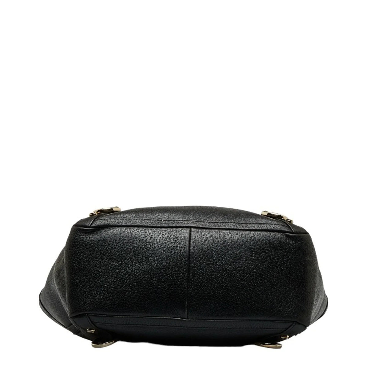 Pre-Owned Gucci Abbey Handbag Tote Bag 130739 Black Leather Women's  (Good)