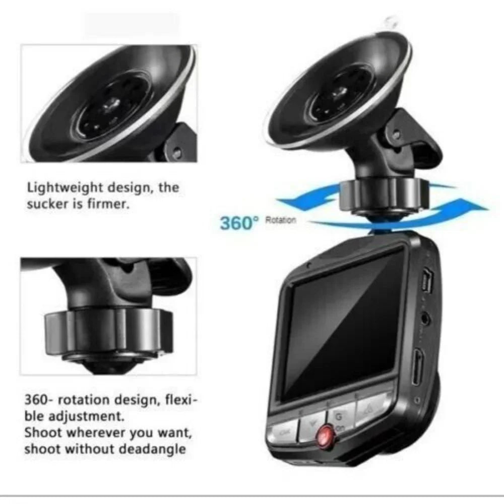 2.4'' Full  1080P Dash Cam Car  Front or Rear Camera Night Vision -sensor