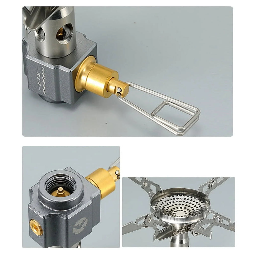 Camping Stove 3300W High Efficiency Backpacking Stove for Quick and Easy Cooking on Go