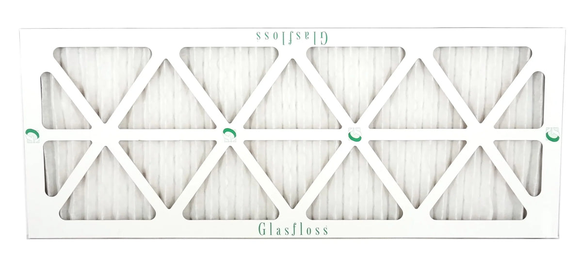 Glasfloss Air Filter 14x36x2 - 2"  10 - (Pack of 6) - Pleated  or  Air Filter - Furnace Air Filter - Home or Office - Made In The .