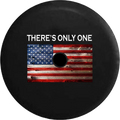 2018 2019 Wrangler  Backup Camera There is Only One American Vintage Rustic  Flag Spare Tire Cover for Jeep  33 Inch