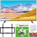 Samsung 85-inch  4K Ultra  Smart   (2020 Model) Crystal Processing 4K Bundle with TaskRabbit Installation Services + Deco Gear Wall Mount +  Cables + Surge Adapter
