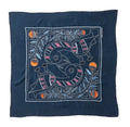 Women Embroidered Toucan Square Scarf