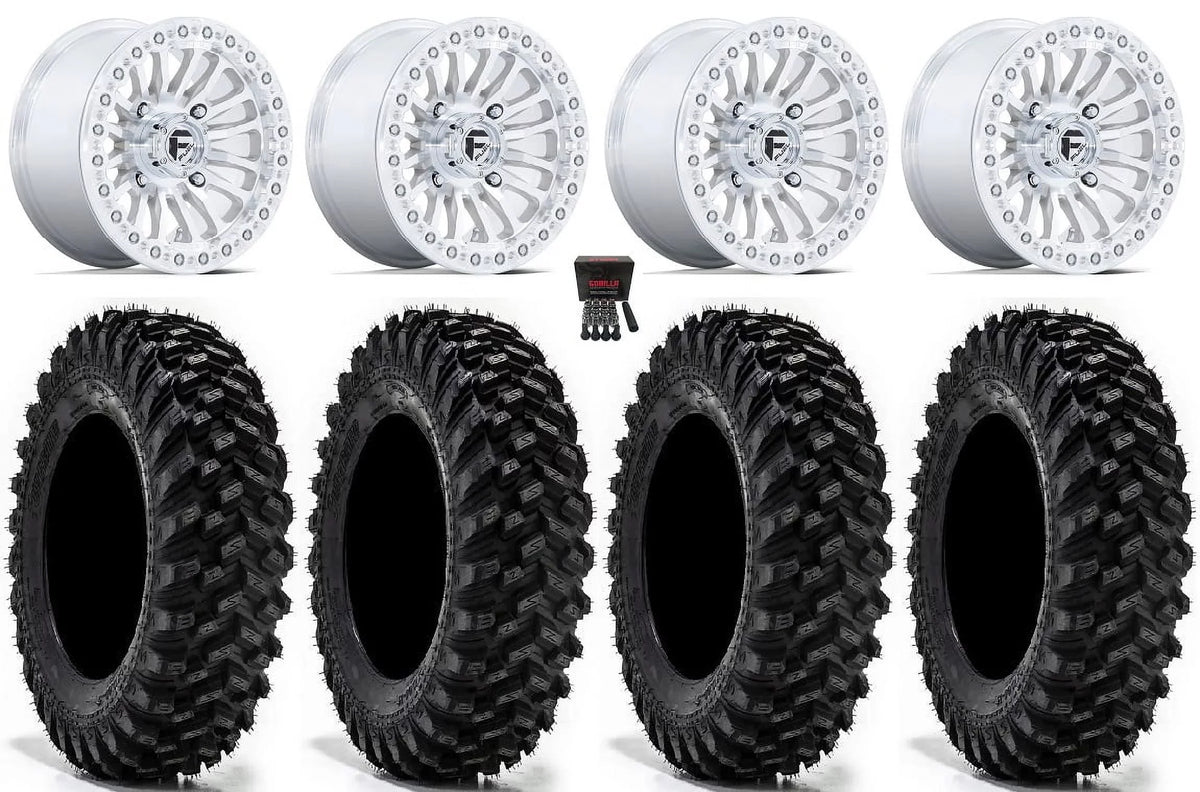 Fuel Rincon Bdlk 15" Wheels Mh 32" Warrior  Tires Sportsman  Ranger