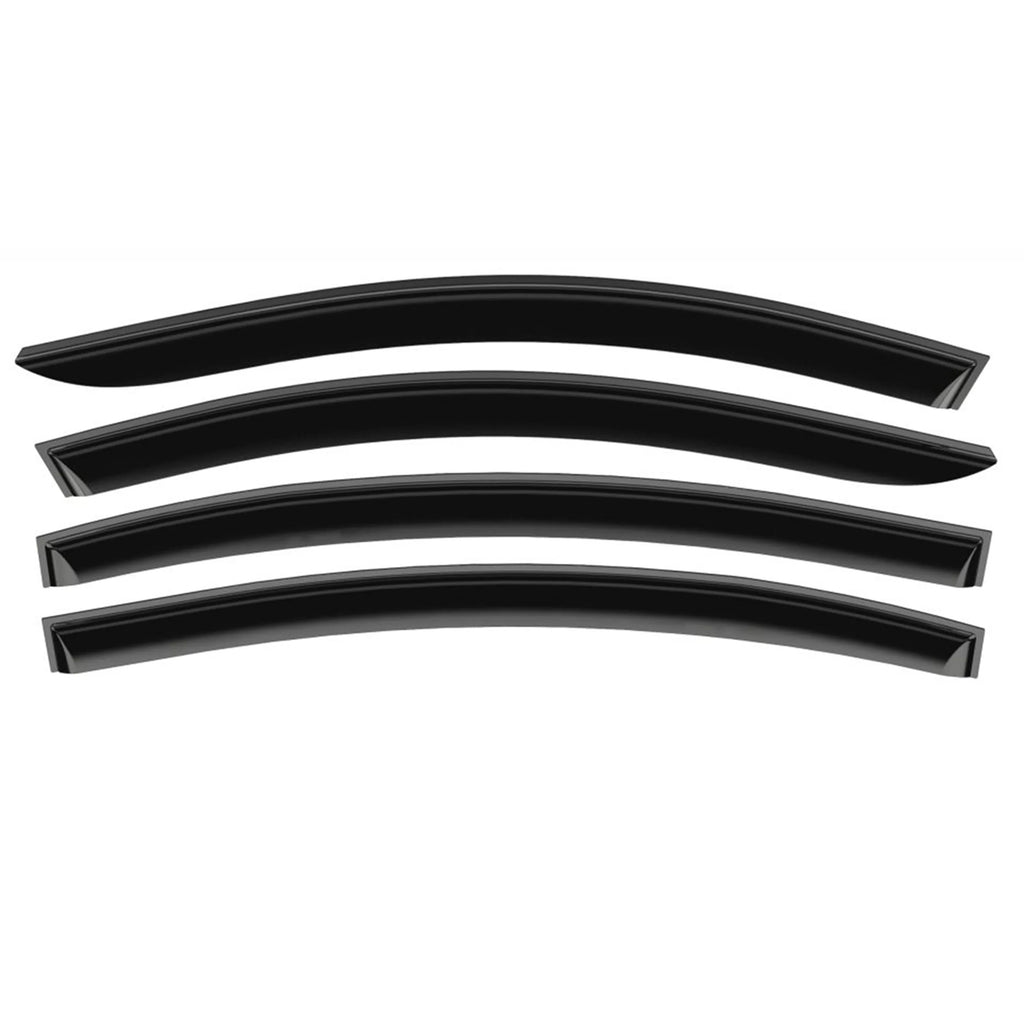 Voron Glass in-Channel Extra Durable Rain Guards for Ford  2015-2020 SuperCab (fit for Ford - 17-23), Window Deflectors, Vent Window Visors, 4 Pieces - 230095