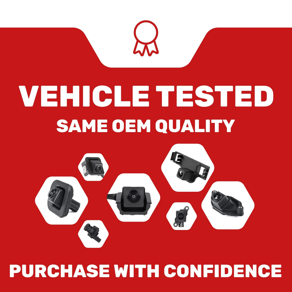 Master Tailgaters Replacement for Dodge Challenger (2015-2019) Rear View Backup Camera  Part # 4672760AB, 4672760AC