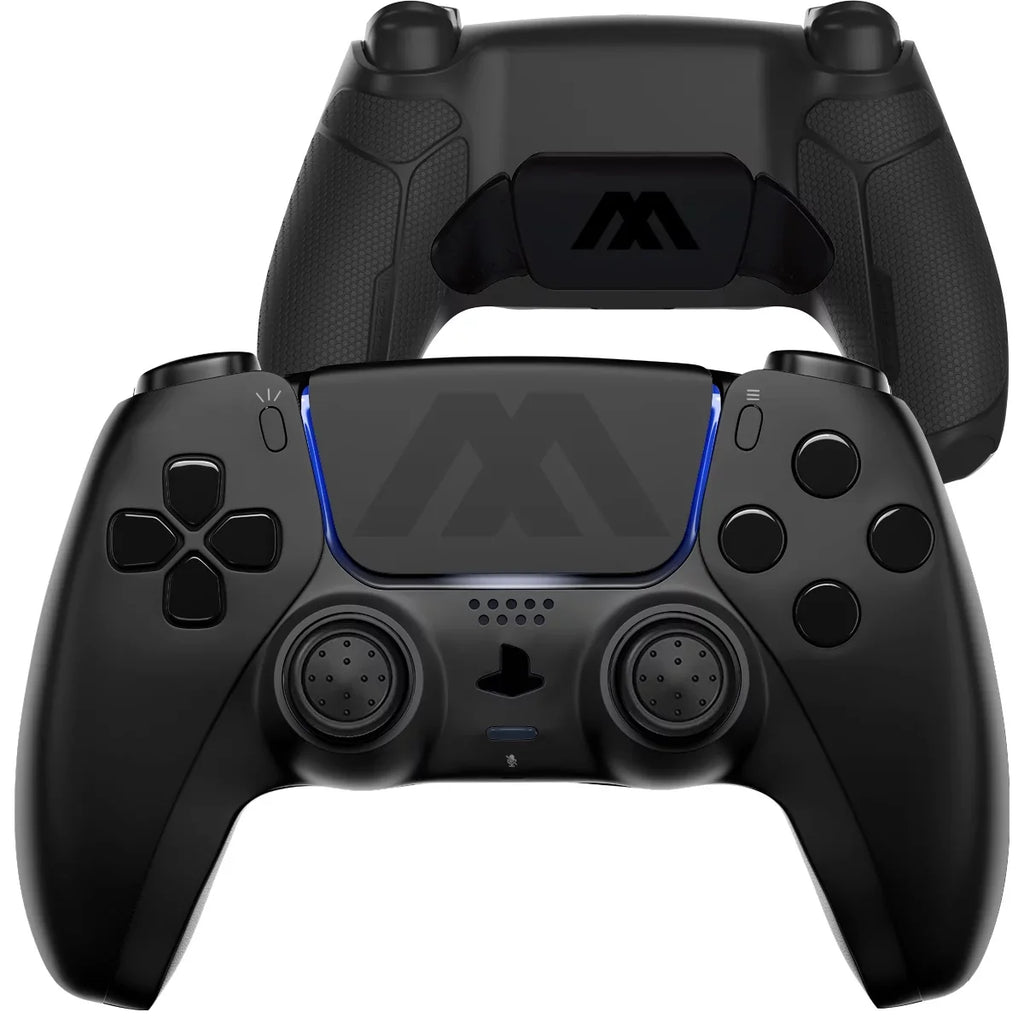 Black ModdedZone Extreme Modded Controller + Anti Recoil 2 Remap Buttons & Interchangeable Thumbsticks & Hair Triggers, Tactical Buttons Compatible with  Custom Controller