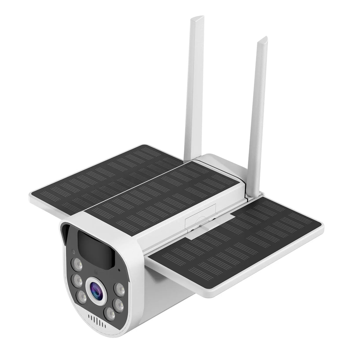 Andoer 4G 1080P WiFi Folding Solar Camera Home Camera with  Motion Detects Long Standby 2-Way Audio  Waterproof with Rechargeable Battery Compatible with Mobile Phone Computer