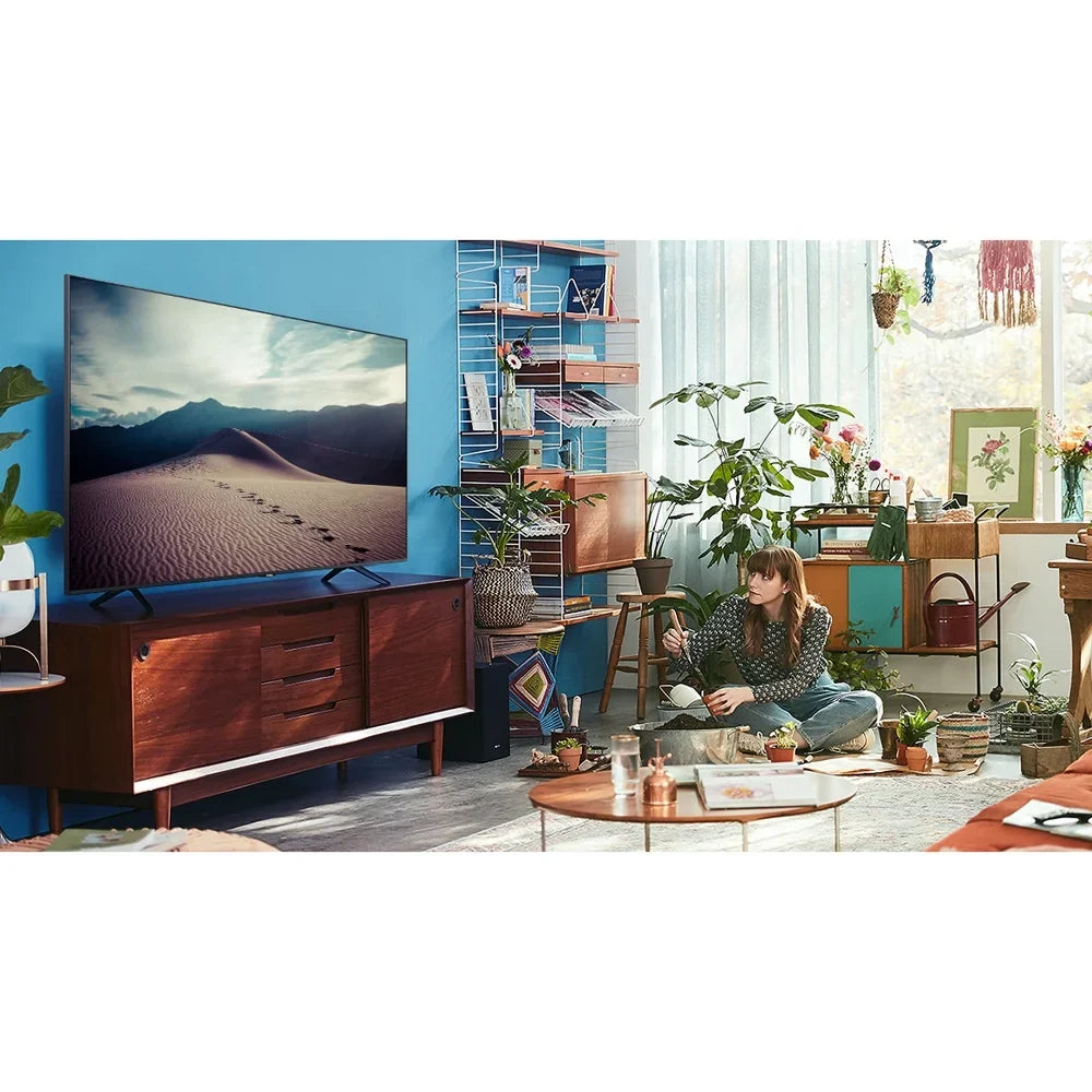 Samsung  85" 4K Ultra  Smart   (2020 Model) Bundle with Premiere Movies Streaming 2020 + 30-100 Inch  Wall Mount + 6-Outlet Surge Adapter + 2x 6FT 4K  2.0 Cable
