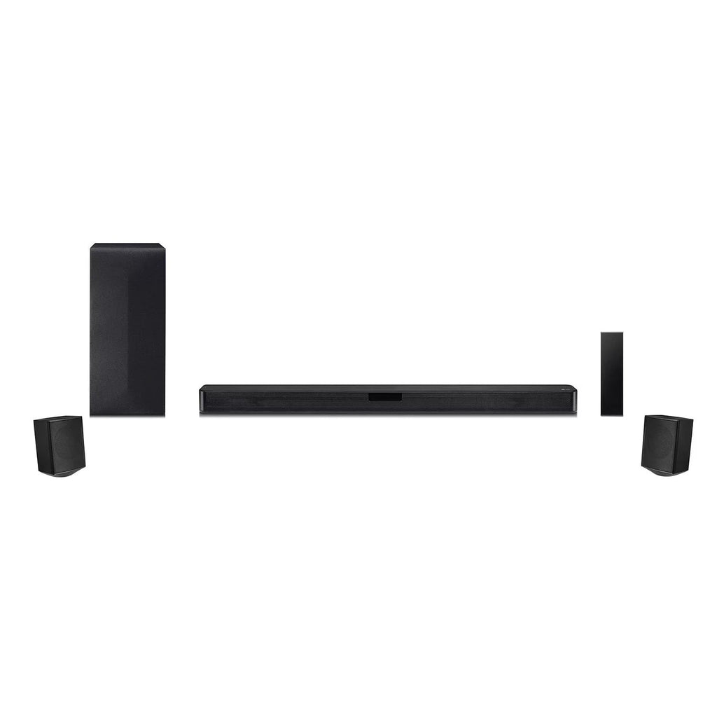 4.1 Channel Soundbar with Surround Sound Speakers, Black