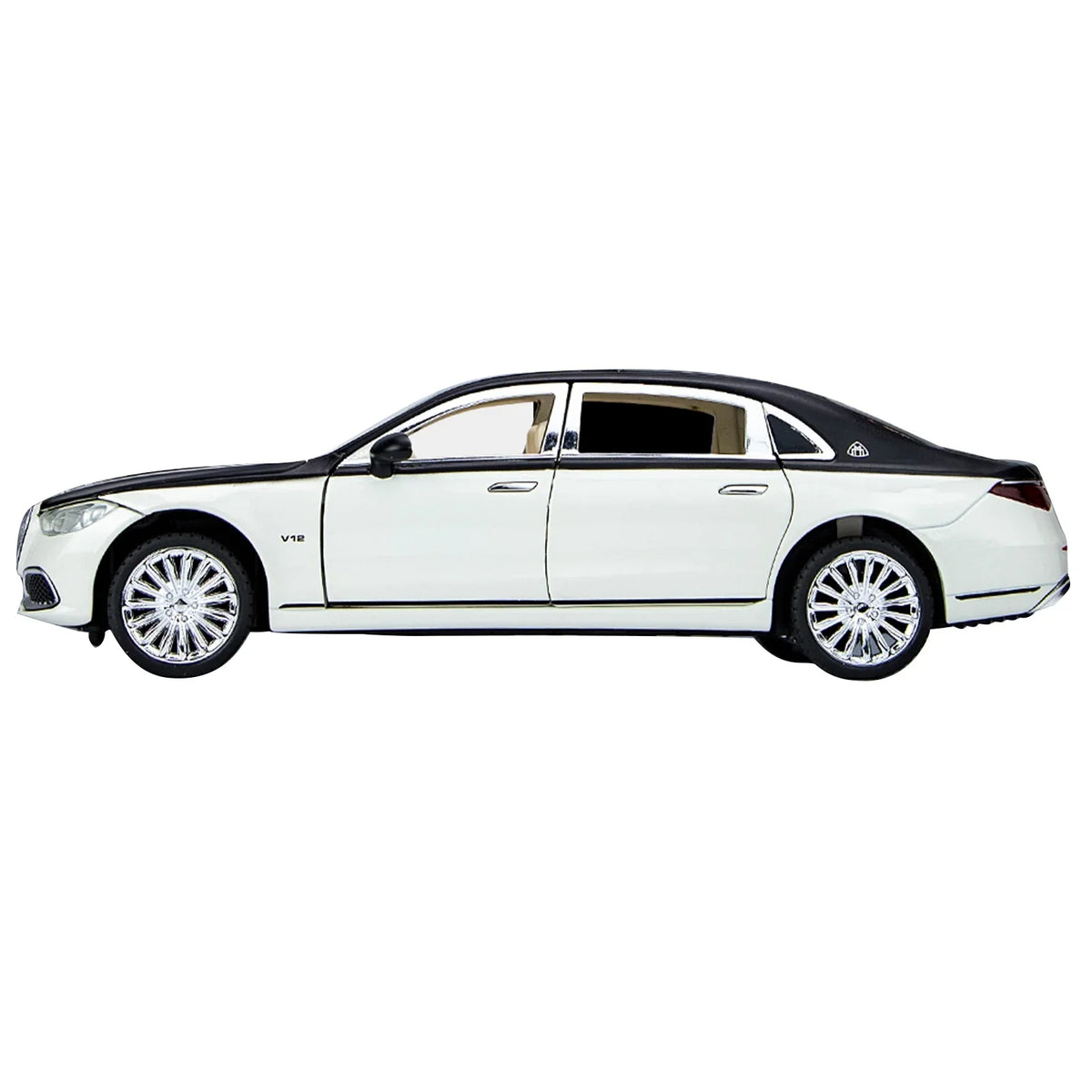Sound & Light Alloy Metal 1/24 Car Model Gift Collection For Benz Maybach