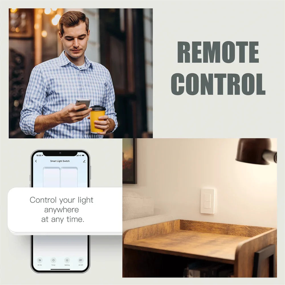 Carevas Switch,App Wireless Switch Switch Remote Switch Compatible With App Remote Compatible Switch App Remote With And Assistant With Voice Remote Voice Remote AndAnd / Assistant
