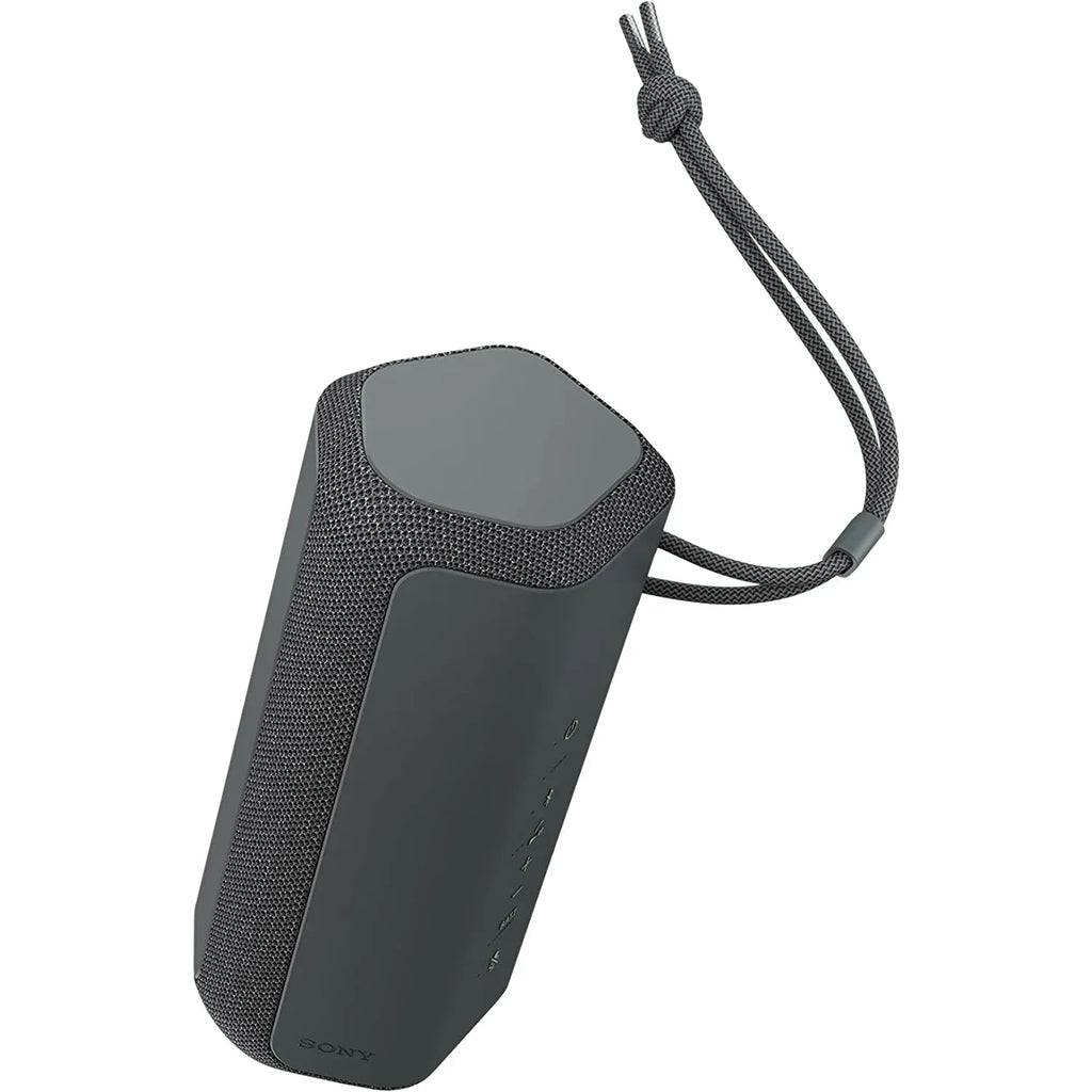 Sony  -Series Portable Wireless Speaker - Black Bundle with Deco Essential Sling Backpack, Anti-Theft Combo Zipper Lock, External  Charging, Waterproof