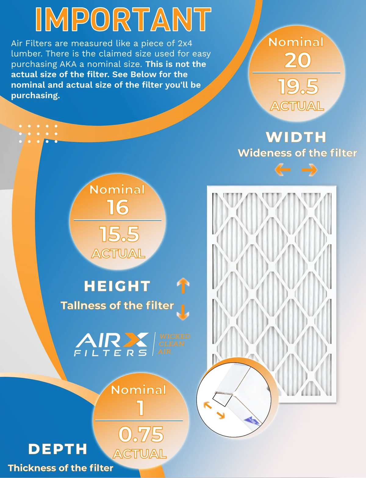 16x20x1 Air Filter  13 Rating, 12 Pack of Furnace Filters Comparable to  1500 - 2200 &  9 - Made in  by     .
