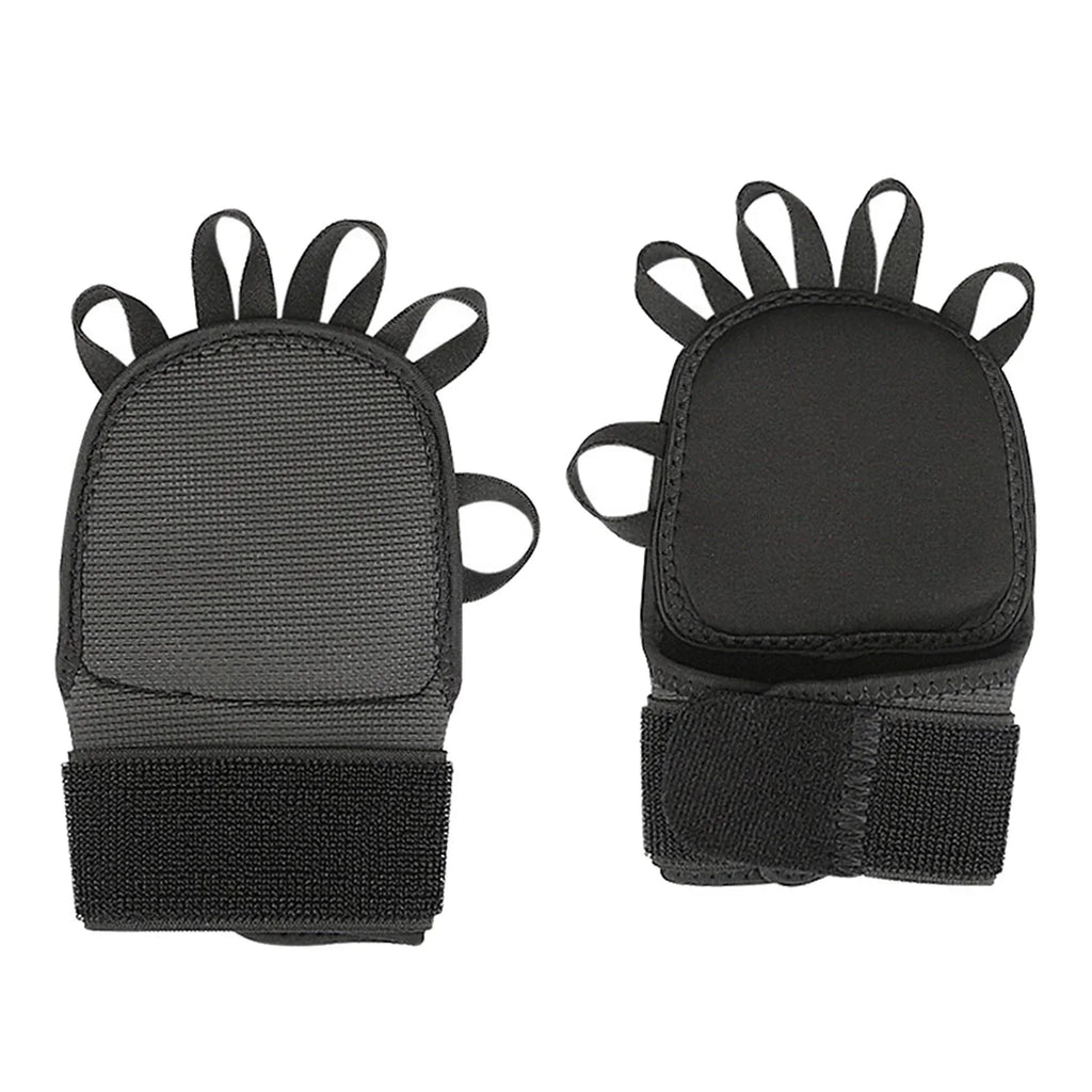 5xGymnastics Hand Grips Power Lifting Grips for Shrugs Deadlifting Kettlebells