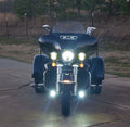For Harley-Davidson Tri Glide Ultra Classic 6000K  Auxiliary Lights Lamps