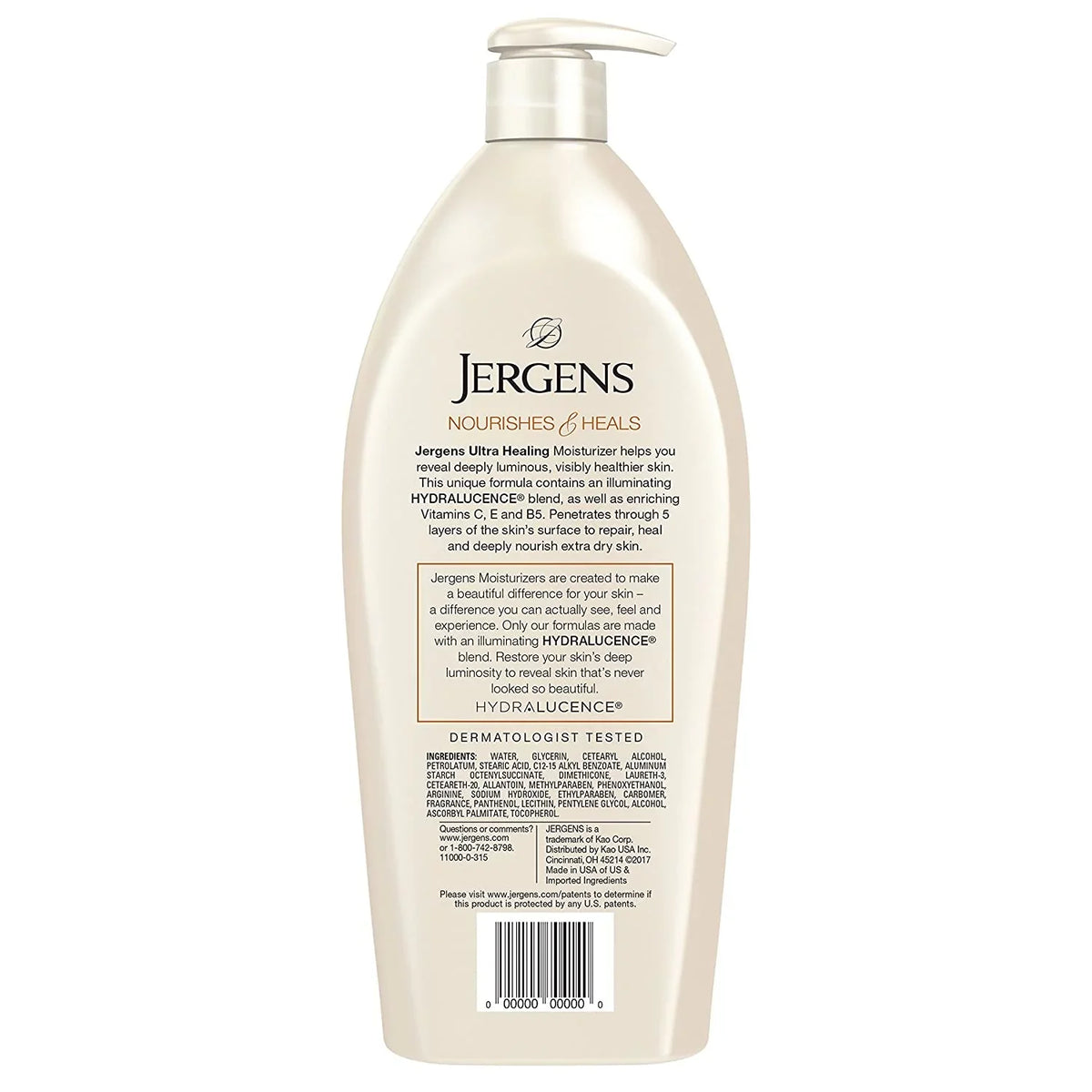 Jergens Ultra Healing Extra Dry Skin Moisturizer 32 oz (Pack of 2)