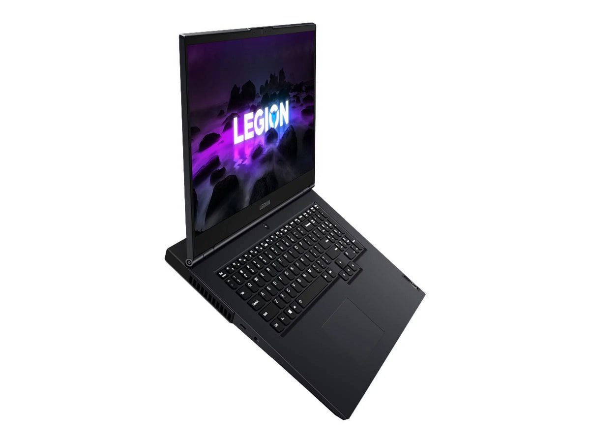 Lenovo Legion 5 17ACH6H 82JY - 180-degree hinge design -  Ryzen 7 5800H / 3.2 GHz - Win 11 Home -   3060  - 16   - 256   NVMe - 17.3"  1920 x 1080 (Full ) @ 144 Hz - Wi-Fi 6 - phantom blue (top), shadow black (bottom) - kbd: