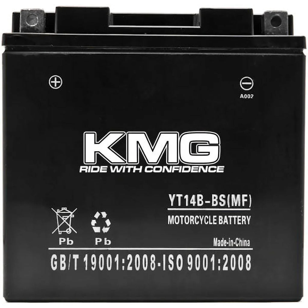 '- Battery Compatible with Yamaha 1700  Road Star Warrior 2002-2008 Sealed Maintenance Free 12V Battery High Performance   Replacement Powersport Motorcycle  Snowmobile Watercraft