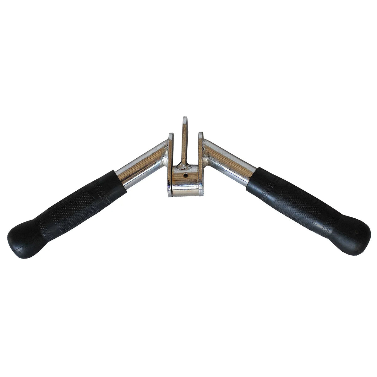 Shaped Press Down Bar, -bar Cable Machine Attachments Multi Gym Attachment Tricep Press Down Bar with Rubber Handgrips & Revolving Hanger