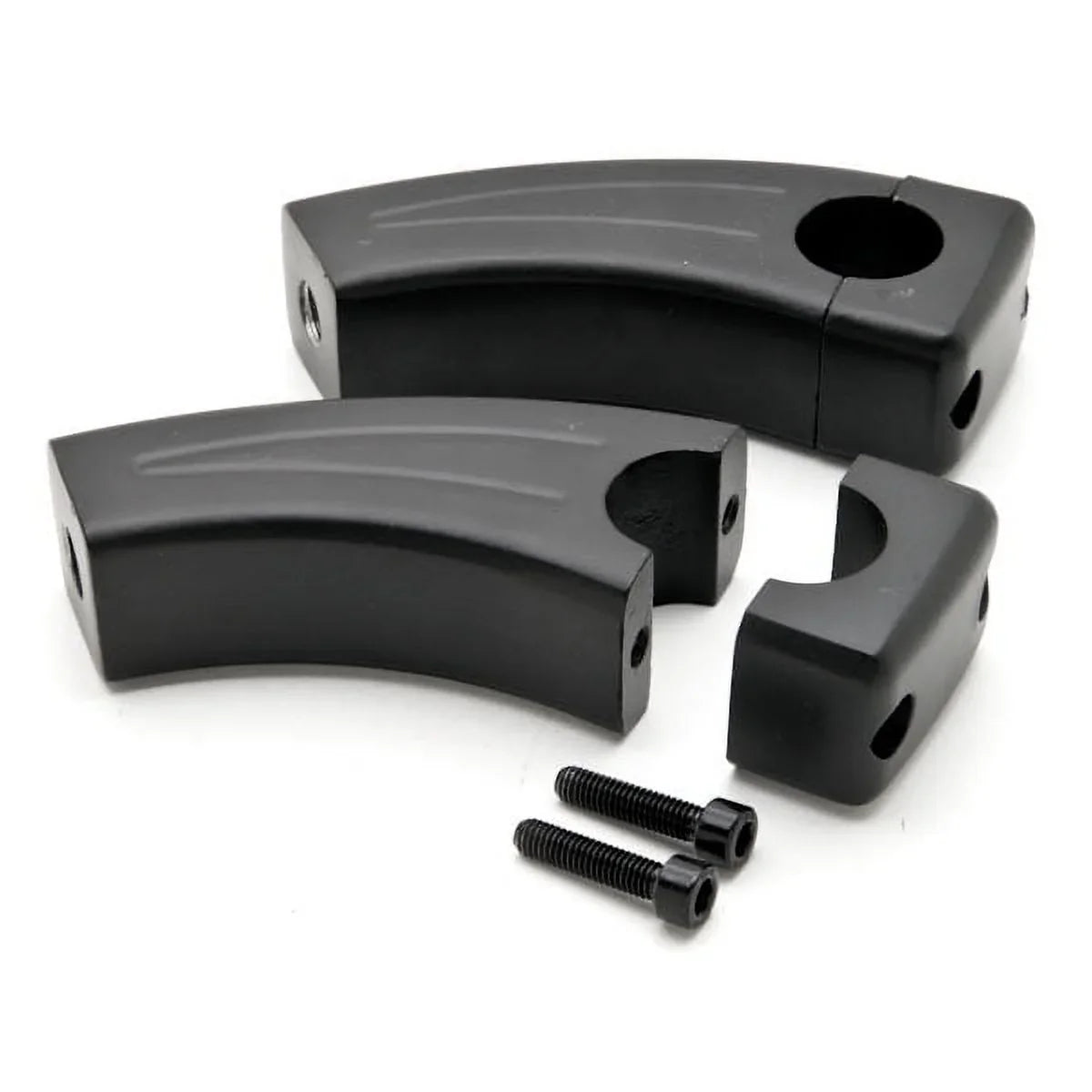 Krator 3.5" Black Motorcycle Handlebar Pullback Risers Compatible with Yamaha      350 400 500 600 650 750