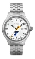 Timex Men's Saint Louis Blues St Watch Stainless Steel Top Brass