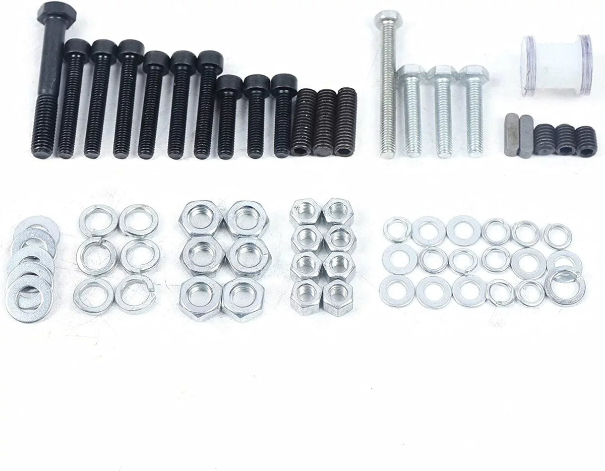 Bike Shifter Jackshaft Conversion Kit Set 415 Chain Silver for 2-Stroke Gas Motorcycles