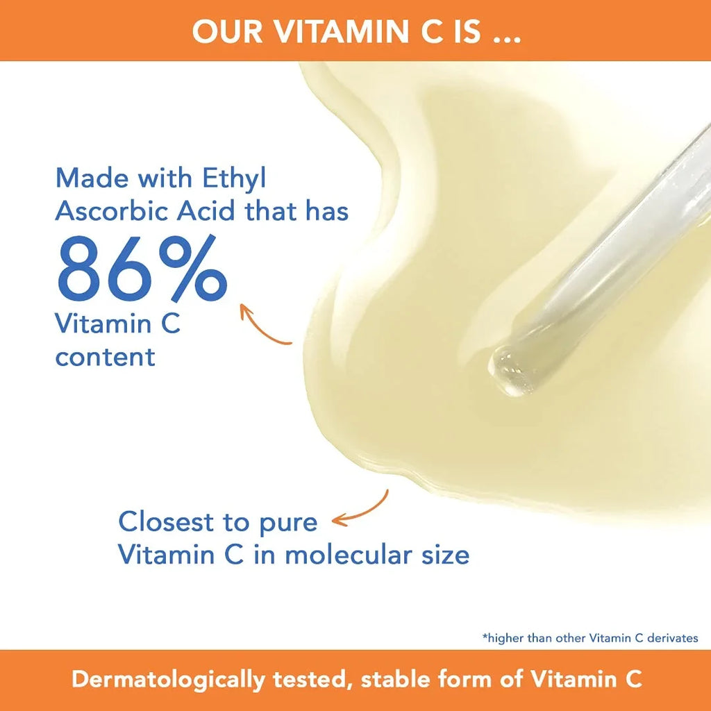 The Moms Co. Natural Advanced Face Serum With Vitamin  For  Naturally Brighter And Even Toned Skin  20 Percent Vitamin   20 Ml