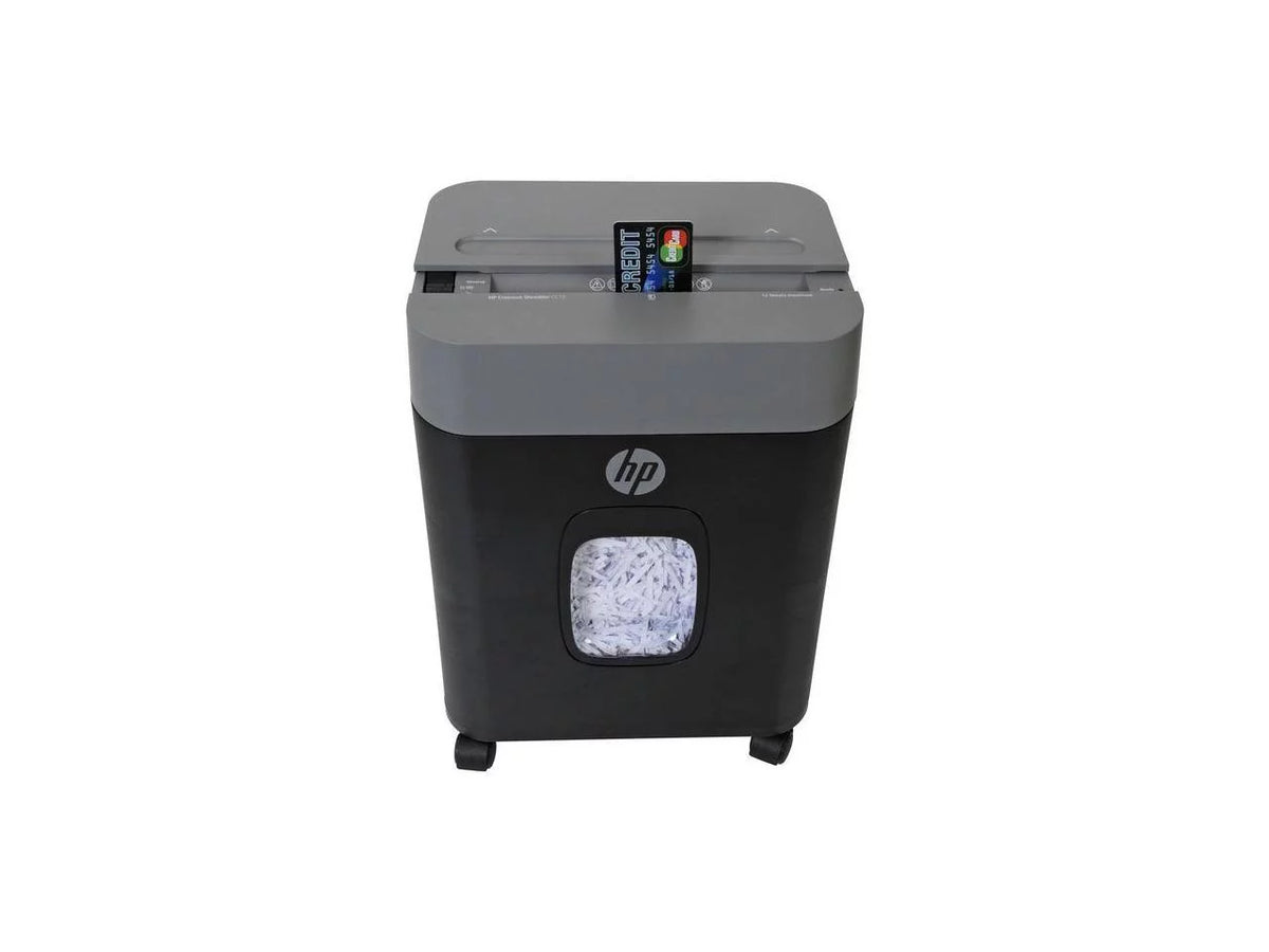 Royal  Paper Shredder - Cross Cut - 12 Per Pass - for shredding Paper, Staples, Credit Card, Envelope - 8.75" Throat - 2 Minute Run Time - 30 Minute Cool Down Time - 3.40 gal Wastebin Capacit