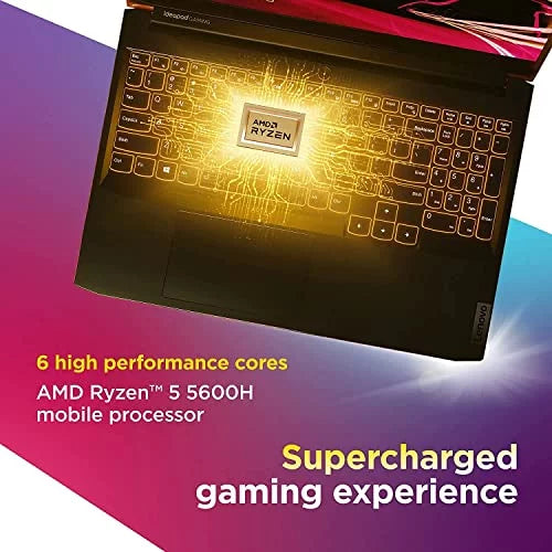 Lenovo IdeaPad Gaming 3 15.6"  120Hz Gaming Laptop,  Ryzen 5-5600H, 32GB  1TB ,  3050 Ti 4GB , Backlit Keyboard, Bluetooth, Webcam, WiFi, Windows 11, Shadow Black