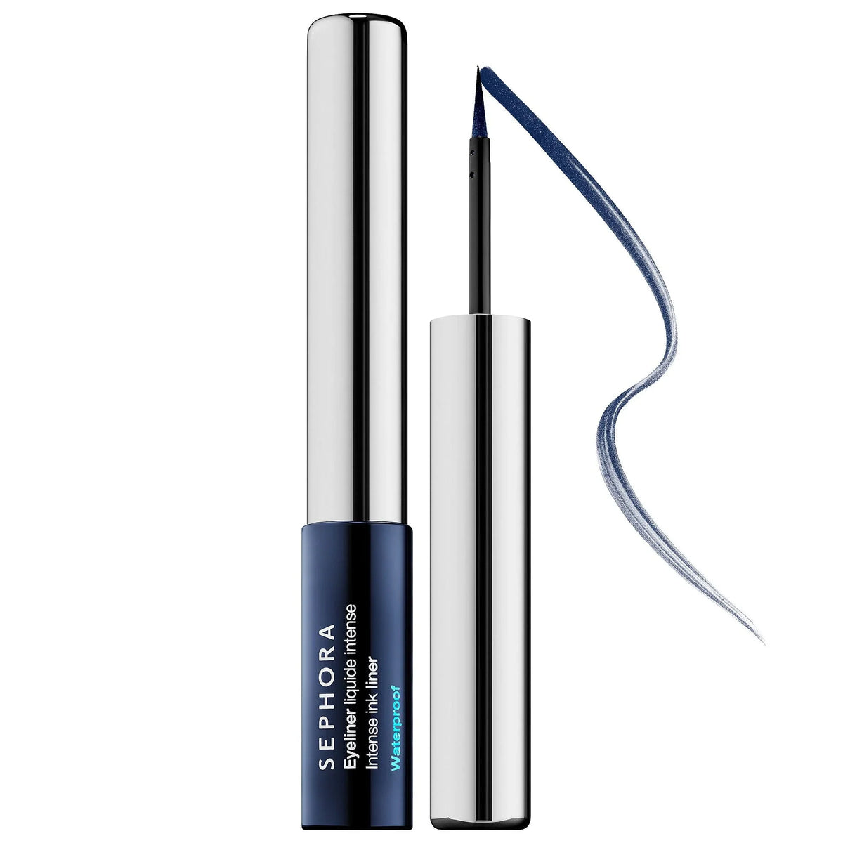 Intense Felt-Tip Liquid Waterproof Eyeliner - 03 - Satin Dark Navy - navy blue - 0.09 oz/2.8 mL