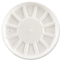 Dart  Vented Foam Lids Fits 6 to 32 oz Cups, White - Case of 5