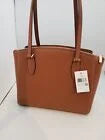 Kate Spade Monet Large 3-Compartment Brown Leather Tote   $399