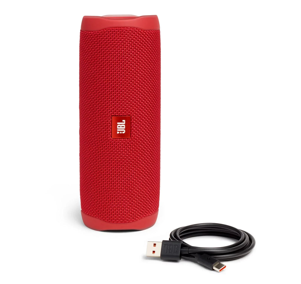 Restored  Flip 5 Red Portable Bluetooth Speaker (Refurbished)
