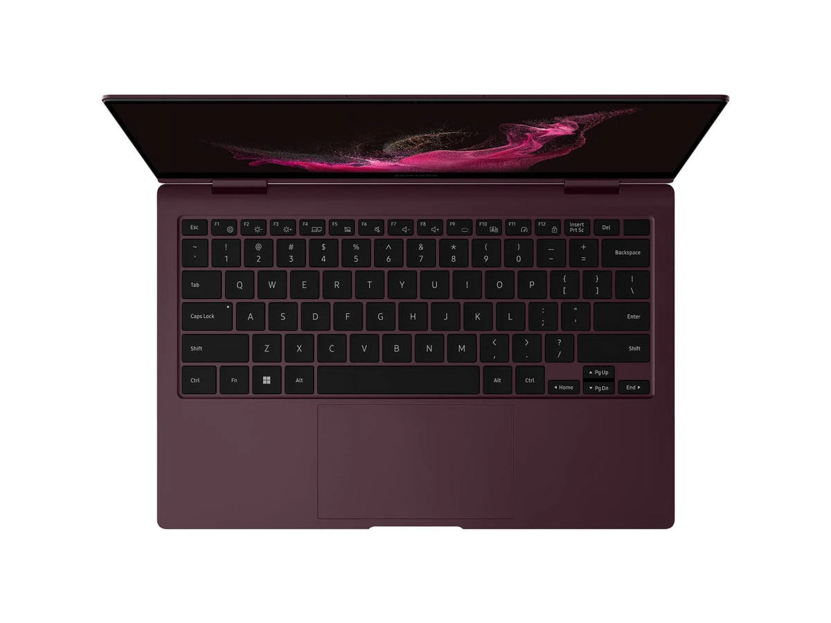 Restored Samsung Galaxy Book 2 Pro 360 15.6" 1TB (Burgundy) 2-in-1  Touch Screen Laptop - Intel Core i7 (Refurbished)