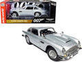 Aston Martin  Coupe  (Right Hand Drive) Silver Birch Metallic (Damaged Version) James Bond 007 "No Time to Die" (2021) Movie "Silver Screen Machines" Series 1/18 Diecast Model Car b
