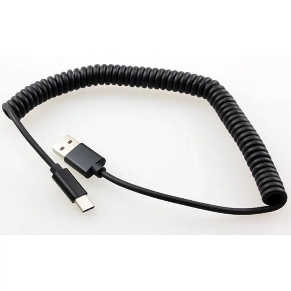 Type- Coiled  Cable w 2-Port  36W Fast Car Charger  for Samsung Galaxy Tab  9.7  Plus, + , S10e  Plus active 5G Note 9 8 10 Plus    A10e - Sonim