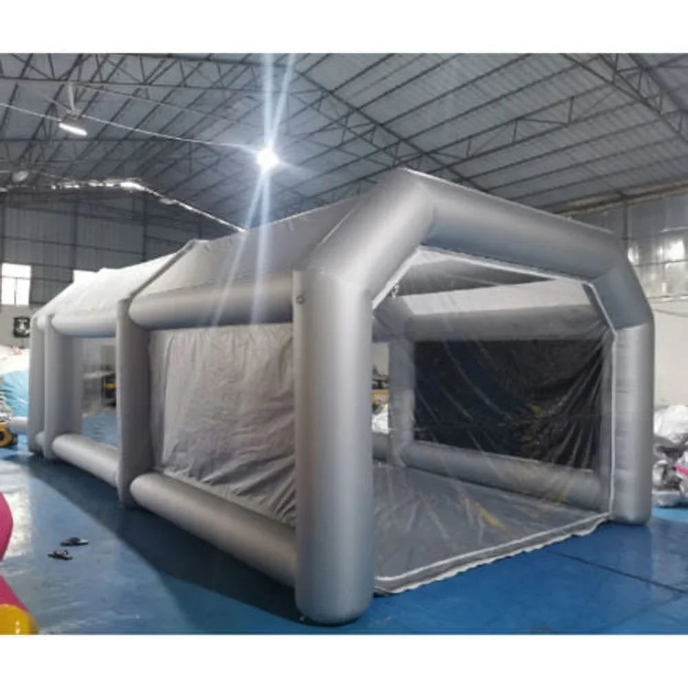 Portable Spray Booth Inflatable Tent Car Paint Cabin Air Filter 28x15x10FT