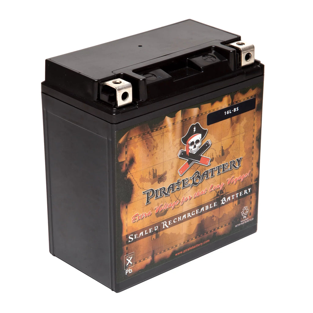 Pirate Battery - (16L- 12 Volt,14 Ah, 230 ) Jet Ski Battery for Kawasaki 300cc Js300 Ts Sx 1991