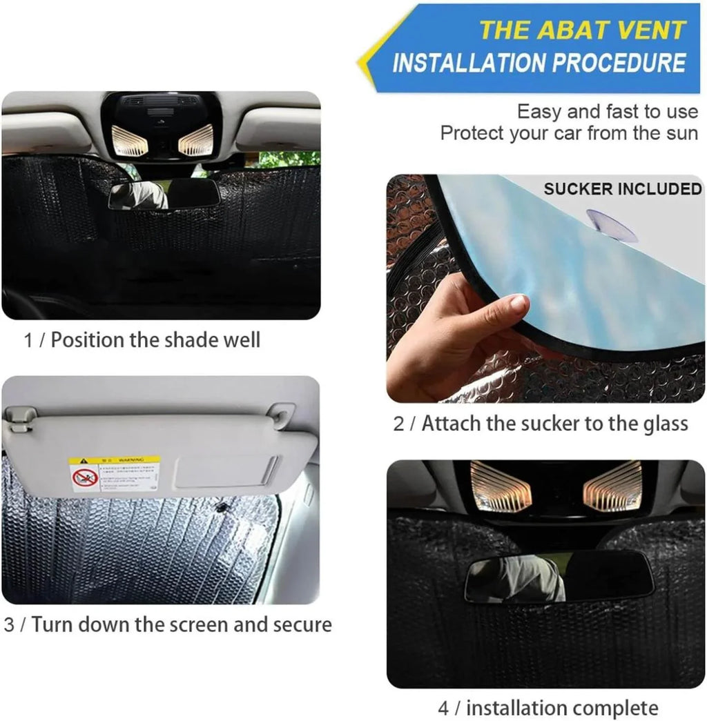 Bestwell Tropical Beach Car Windshield Sun Shade,oldable Visor Protector Sunshade Blocks  Rays and Accessories to Protect for Cars,SUVs,Trucks-55×27.6in