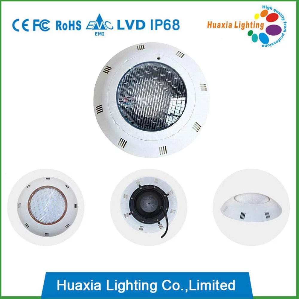 Miumaeov  Swimming Pool Light, 12V  Waterproof  Underwater Light Lamp with Remote Control (18W)