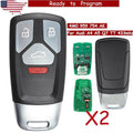 Keyecu 2 Pieces Replacement Smart Remote Key Fob 434MHz for Audi    Quattro   2016 2017 2018 2019 4M0 959 754  /  / , 4M0959754