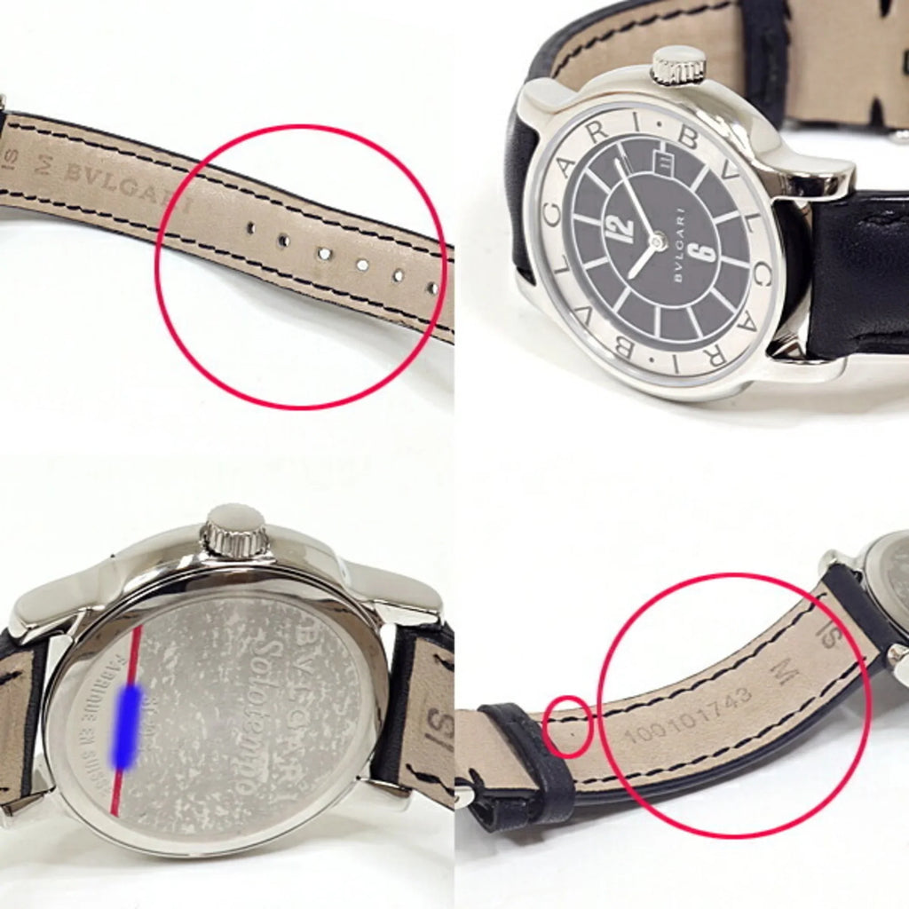 Pre-Owned Bvlgari Solotempo Quartz Stainless Steel Women's Watch  (Good)