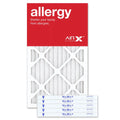AIRx Filters 12x20x1 Air Filter  11 Pleated   Furnace Air Filter, Allergy 6-Pack, Made in the