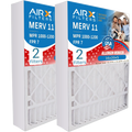 16x20x5 Air Filter  11 Comparable to  1000,  1200 &  7 Compatible with Goodman / Amana -1056 Premium  Made 16x20x5 Furnace Filter 2 Pack by     .