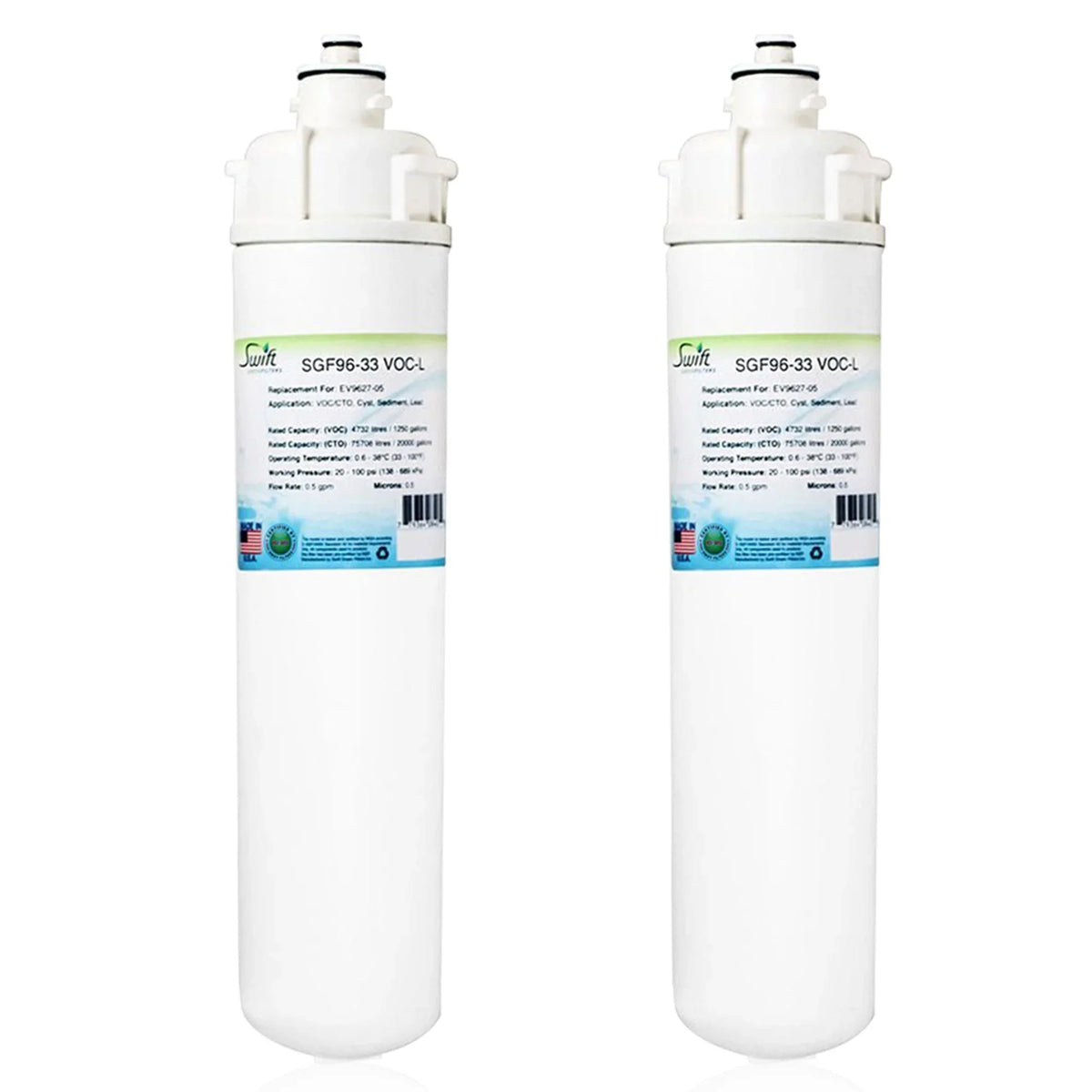Swift Green Filters -96-33 - Compatible Commercial Water Filter for -05, Made in  (Pack of 2)