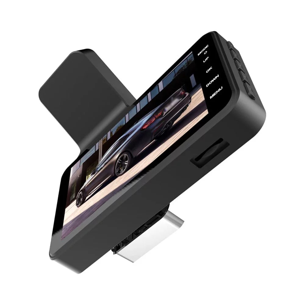 Shinysix 1080P  Dash Camera 4 Inch Car Dashcam Driving Recorder 170° Wide Angle with Touchscreen Support Night-Vision Loop Recording Motion Detection Reversing Picture