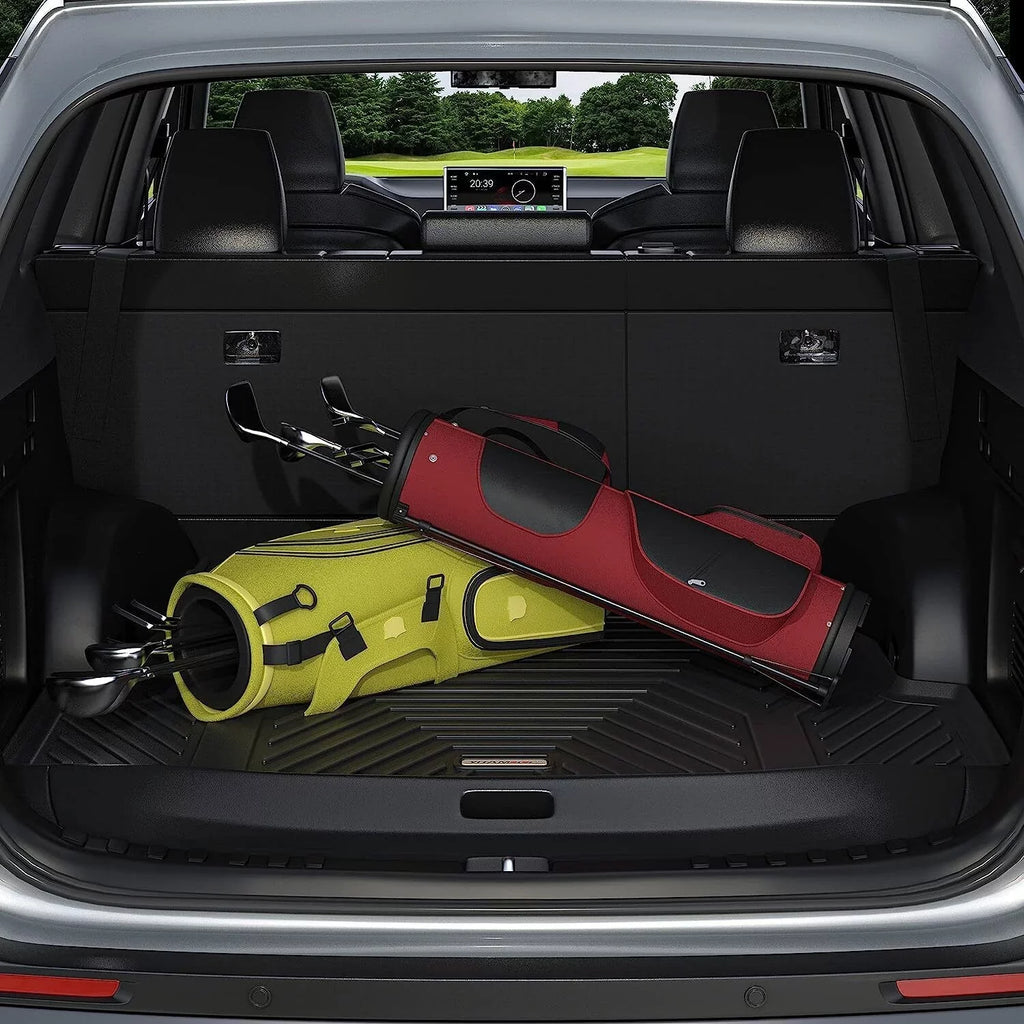 Ledkingdomus Floor Mats for 2020-2023 Tesla Model  Rear Trunk Mat All Weather Black