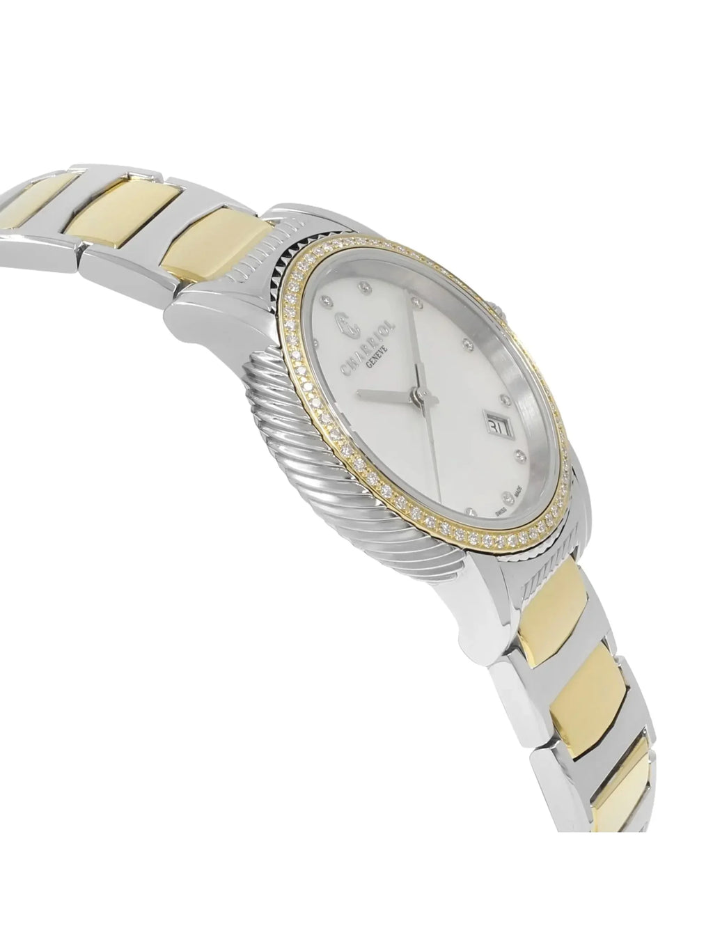 New with defects Charriol Parisii 0.40cttw Quartz Ladies Watch .921.001