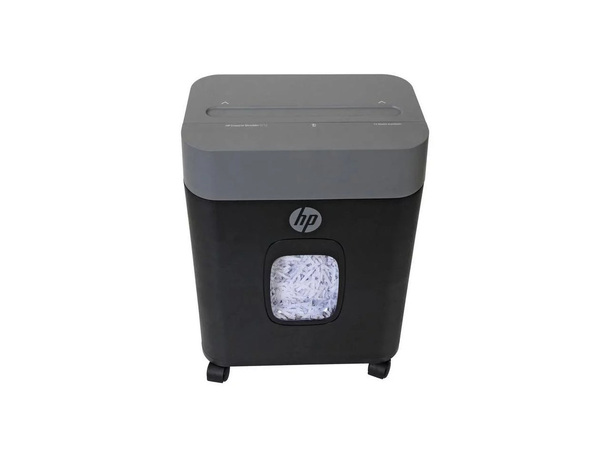 Royal  Paper Shredder - Cross Cut - 12 Per Pass - for shredding Paper, Staples, Credit Card, Envelope - 8.75" Throat - 2 Minute Run Time - 30 Minute Cool Down Time - 3.40 gal Wastebin Capacit
